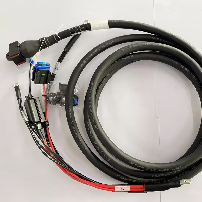 Chicote de fios ISO BUS com resistência super à prova d'água e baixas temperaturas para implementos agrícolas de precisão